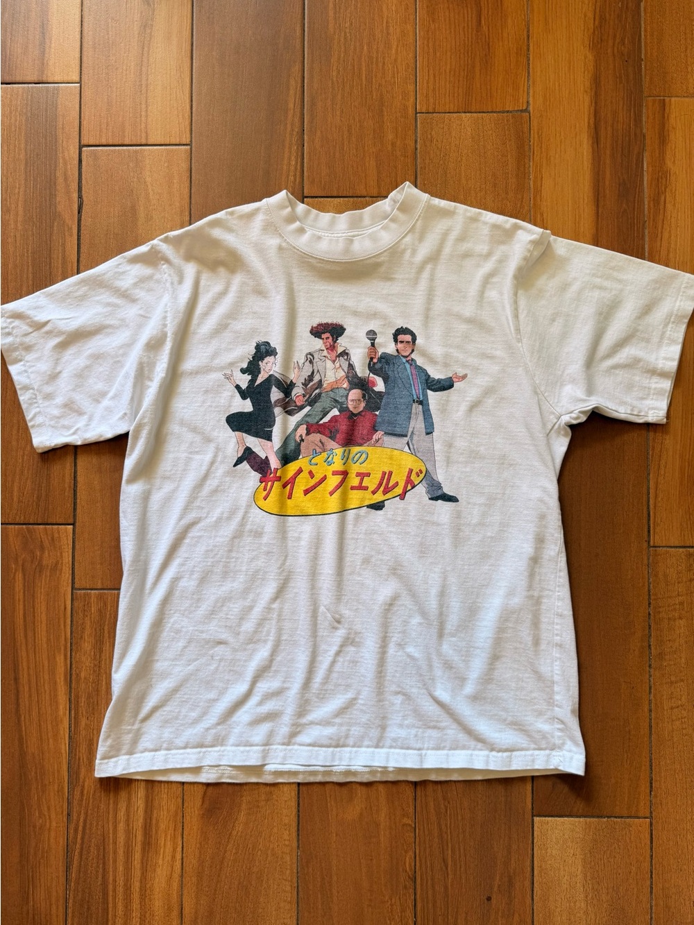 Seinfeld Japanese Graphic T-Shirt Jerry George Elaine Kramer Tee